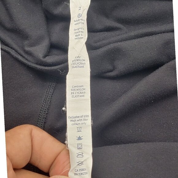 Lululemon Jumpsuit Womens 2 Black High-Rise Athleisure Minimalist Preppy Holiday - Picture 7 of 9